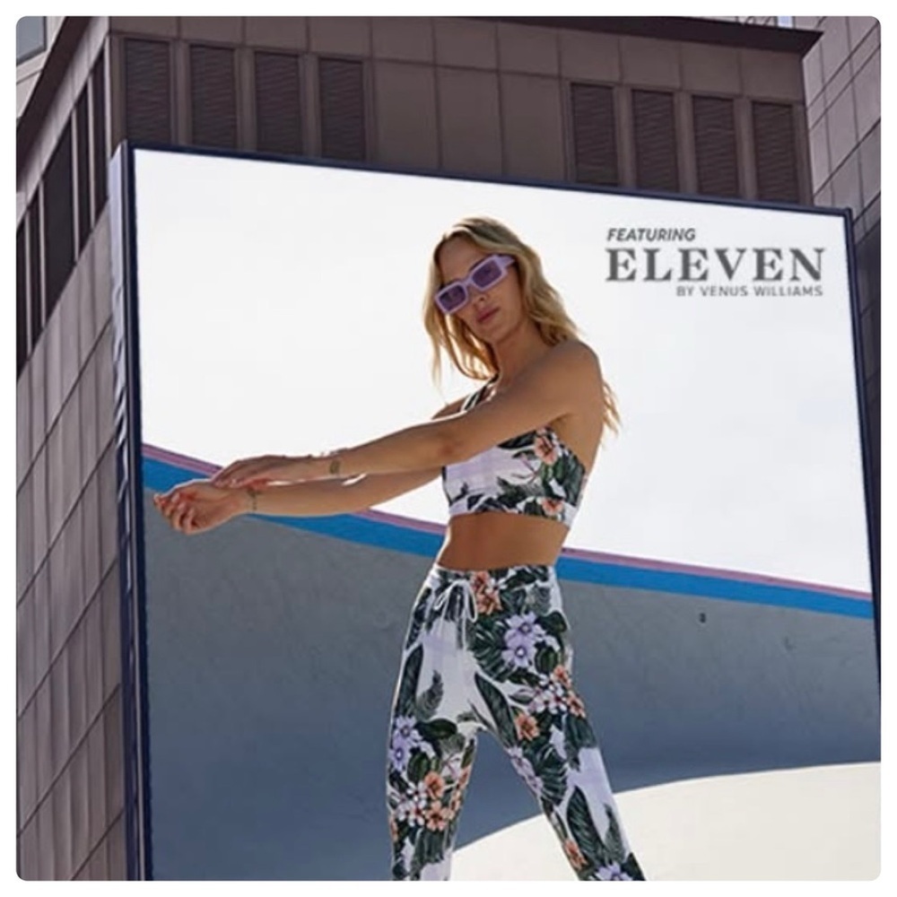 EleVen By Venus Williams | Floral Tennis Sporty Tropicana Leggings | XS - Picture 3 of 11